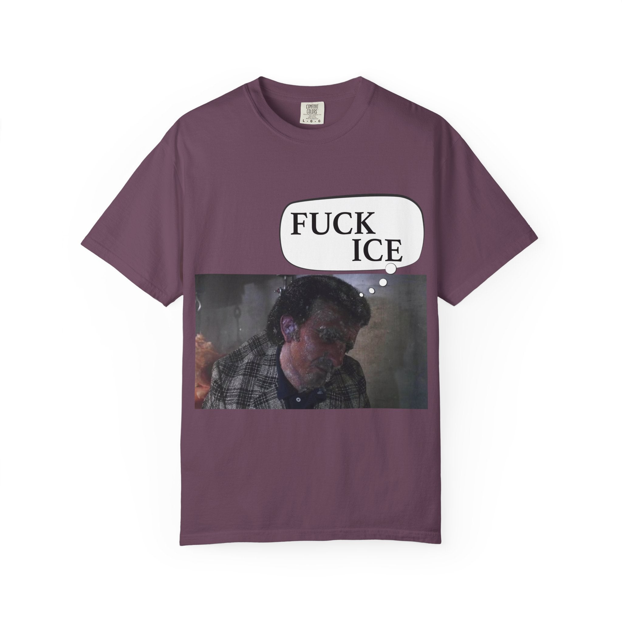 T-Shirt — 'FUCK ICE' Graphic Protest Tee with Photo Print