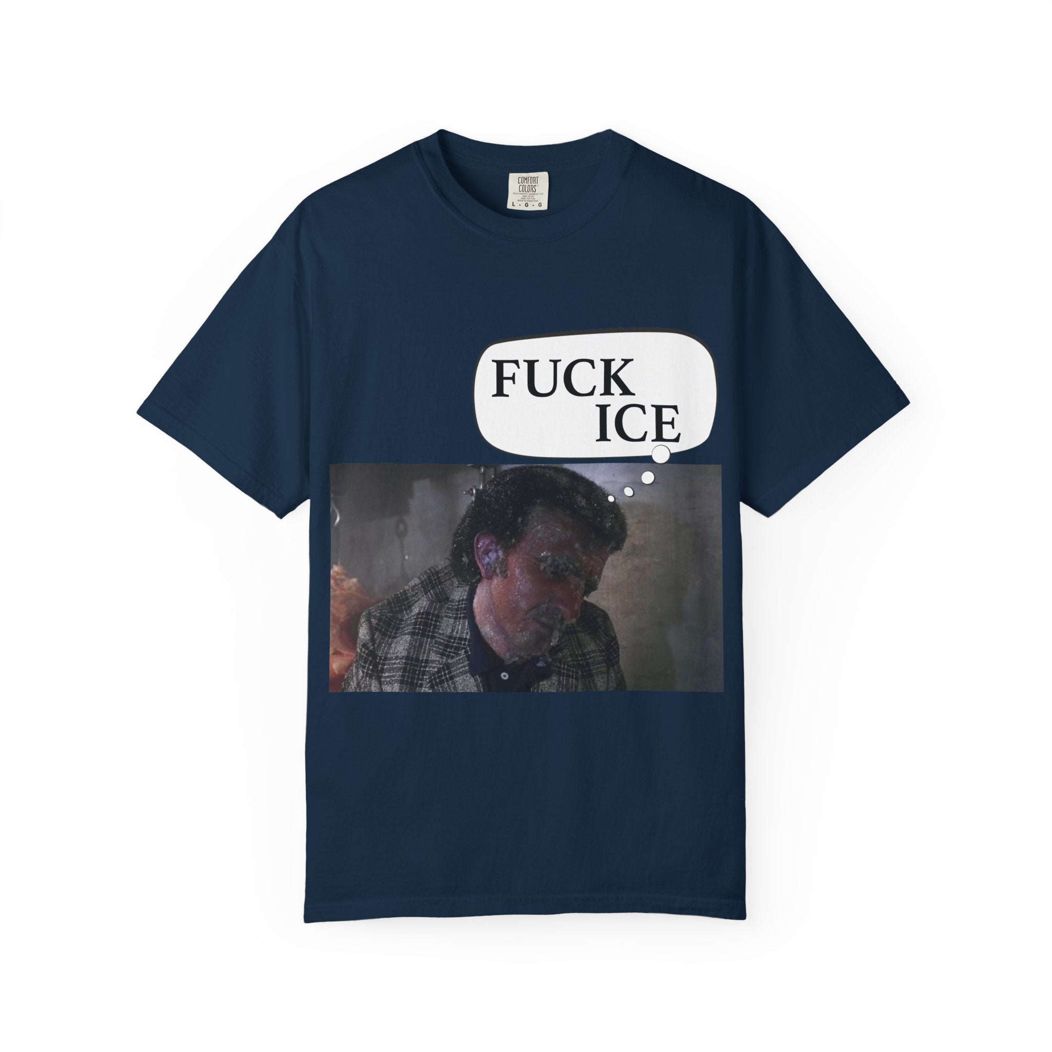 T-Shirt — 'FUCK ICE' Graphic Protest Tee with Photo Print