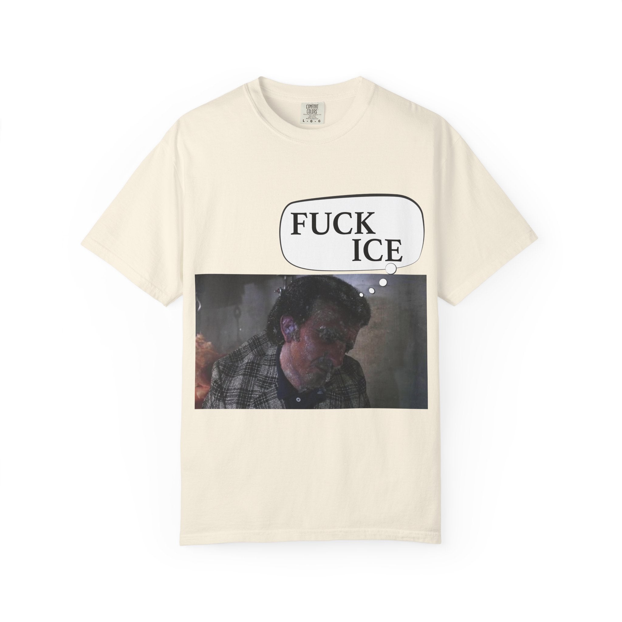 T-Shirt — 'FUCK ICE' Graphic Protest Tee with Photo Print