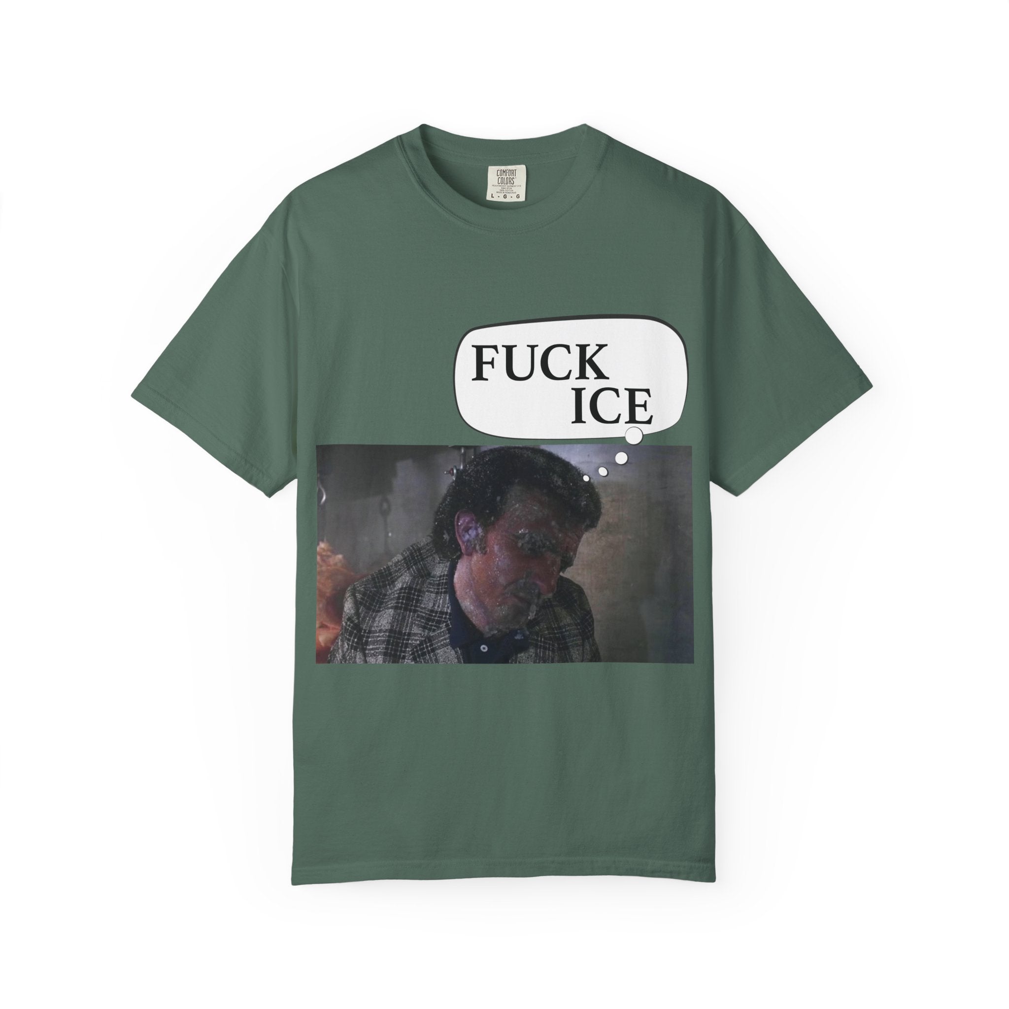 T-Shirt — 'FUCK ICE' Graphic Protest Tee with Photo Print