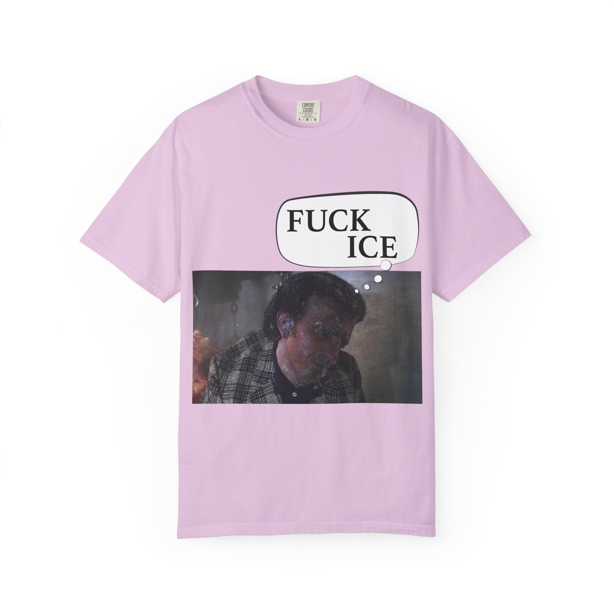 T-Shirt — 'FUCK ICE' Graphic Protest Tee with Photo Print