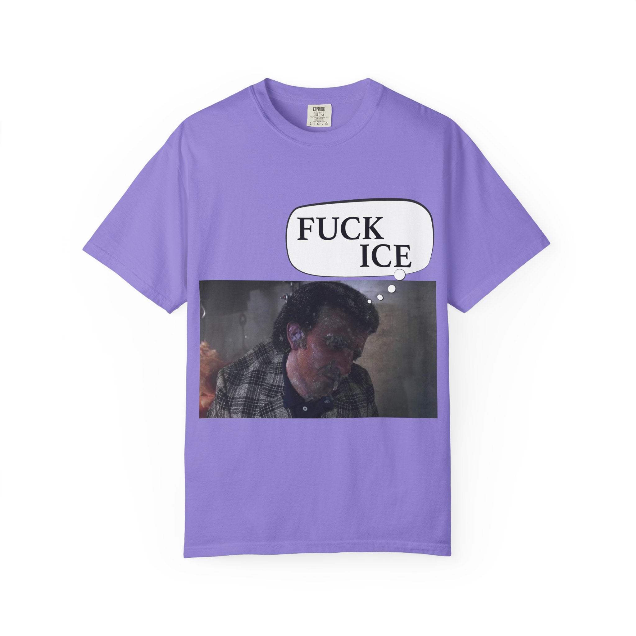 T-Shirt — 'FUCK ICE' Graphic Protest Tee with Photo Print