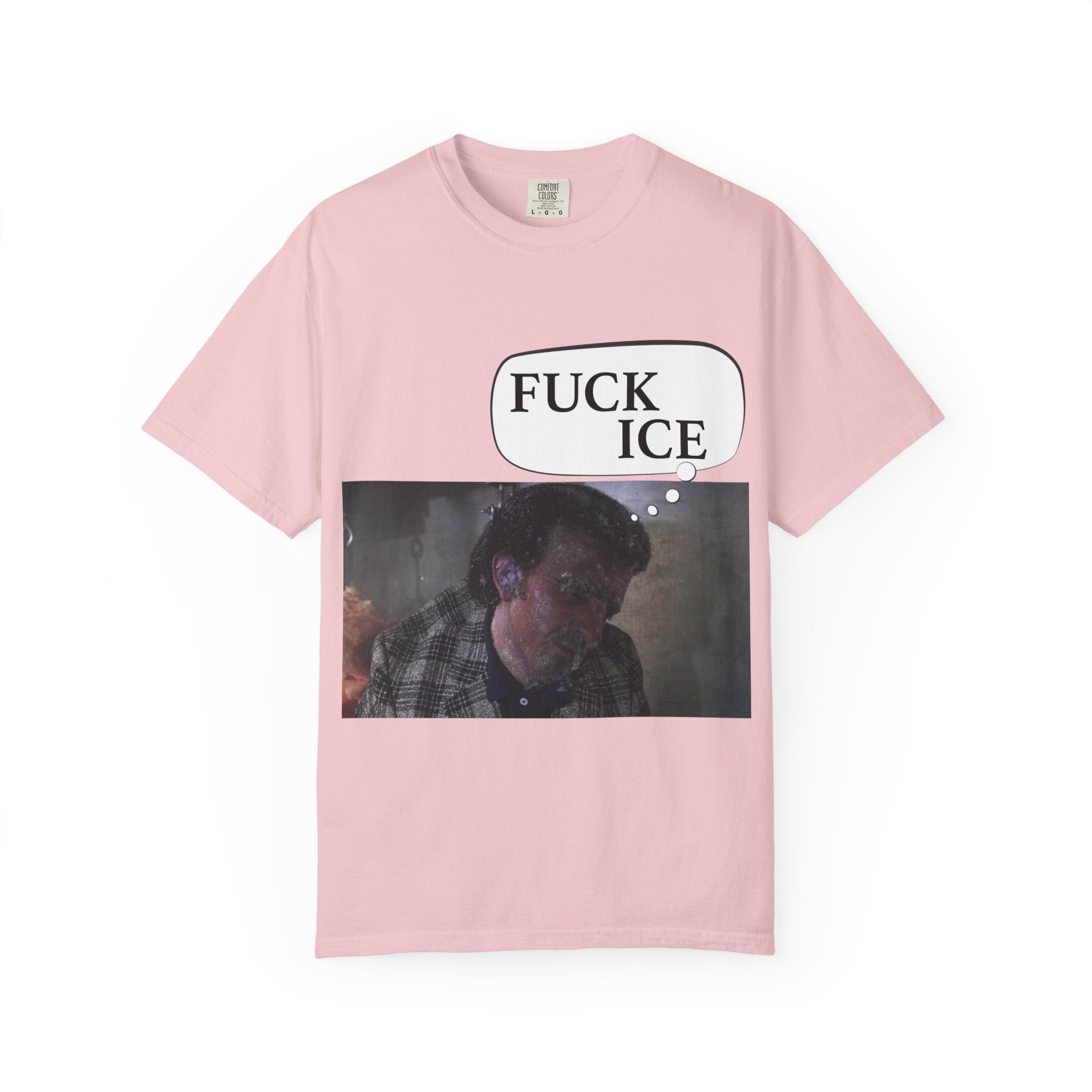 T-Shirt — 'FUCK ICE' Graphic Protest Tee with Photo Print