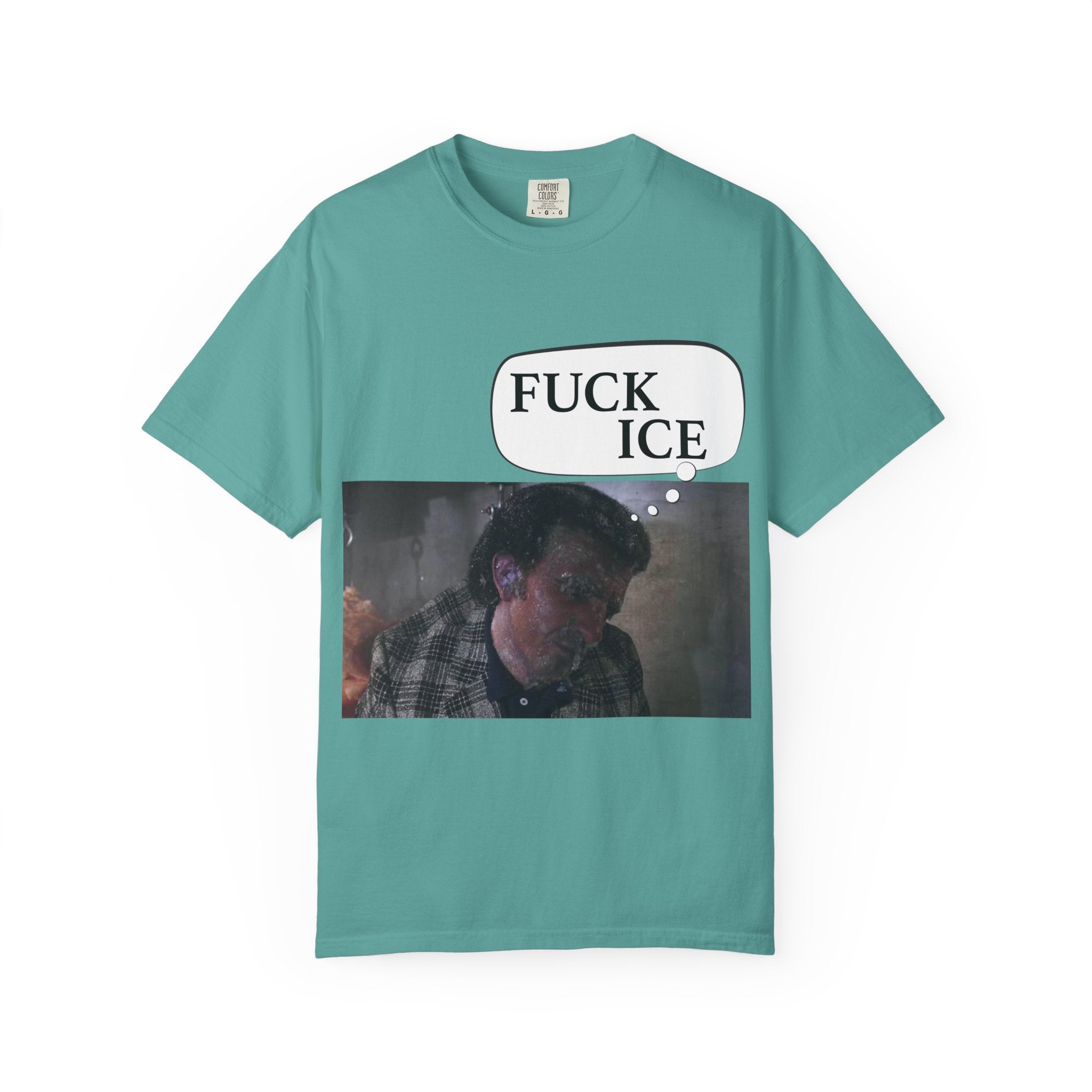 T-Shirt — 'FUCK ICE' Graphic Protest Tee with Photo Print